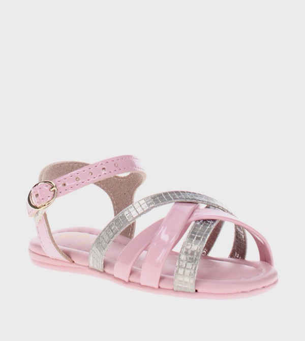 QAEST Criss-Cross Flat Sandals
