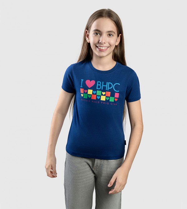 Printed Crew Neck T-Shirt