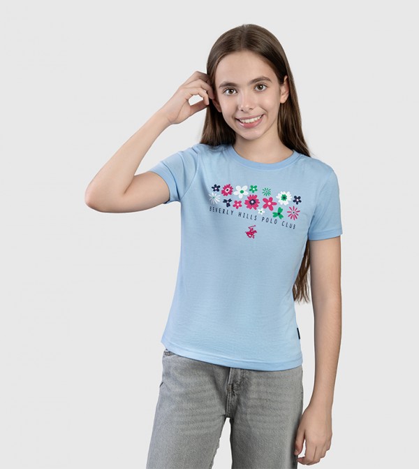 Printed Crew Neck T-Shirt