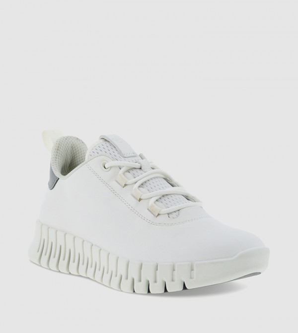 Gruuv Round Toe Lace-Up Walking Shoes