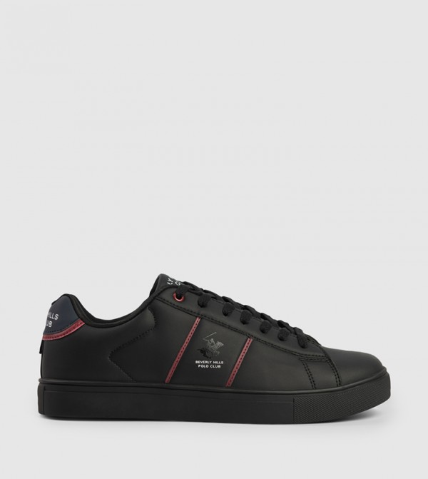 Logo Detail Lace Up Sneakers