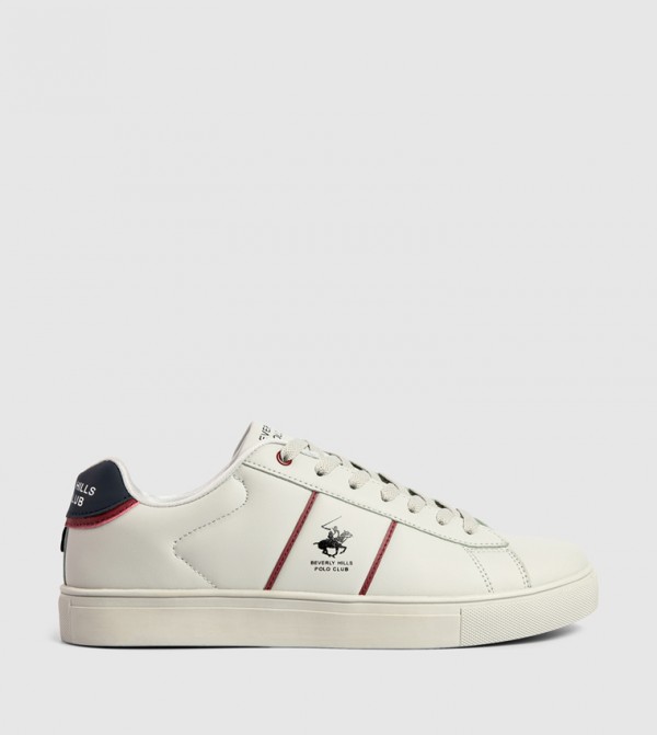 Logo Detail Lace Up Sneakers