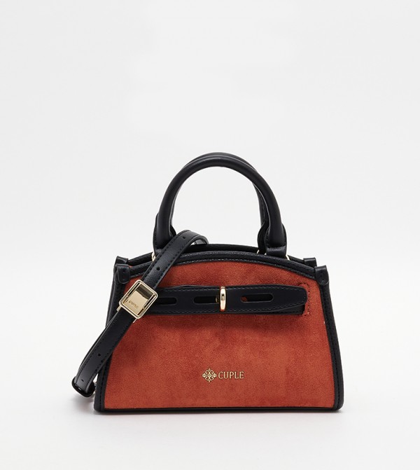 Buy Cuple Contrast Trim Mini Bag With Sling In Brown 6thStreet UAE