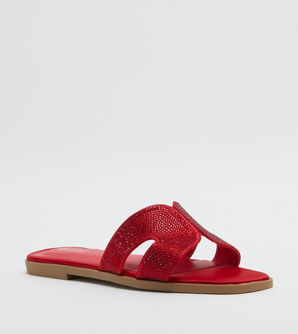 Red sandals for women deals