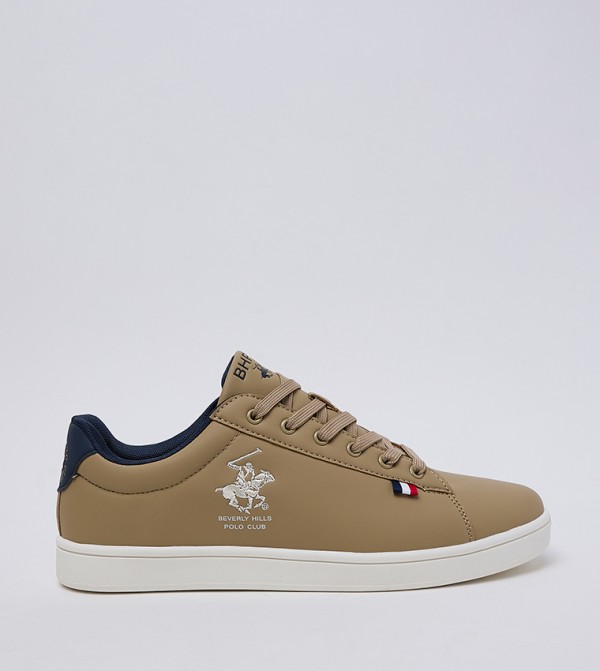 Logo Printed Lace-Up Sneakers