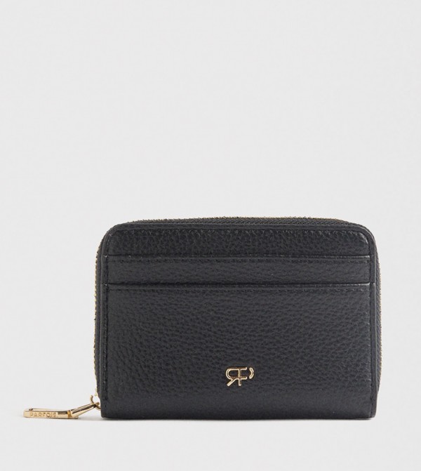 Textured Zip-Around Wallet