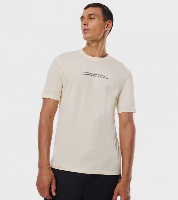 Printed T-Shirt with Crew Neck and Short Sleeves