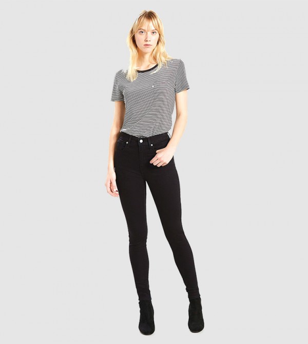 Buy Levi s Mile High Super Skinny Jeans In Black 6thStreet UAE