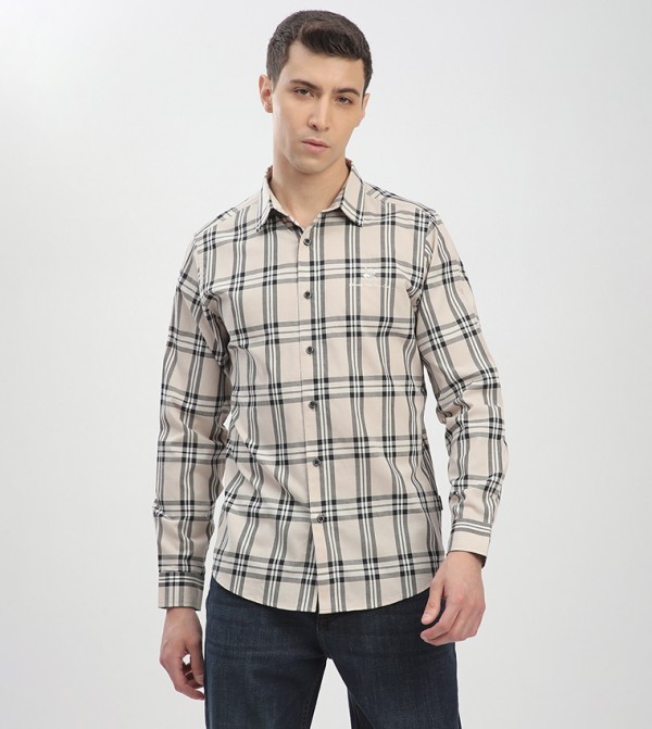 Plaid Long Sleeves Casual Shirt