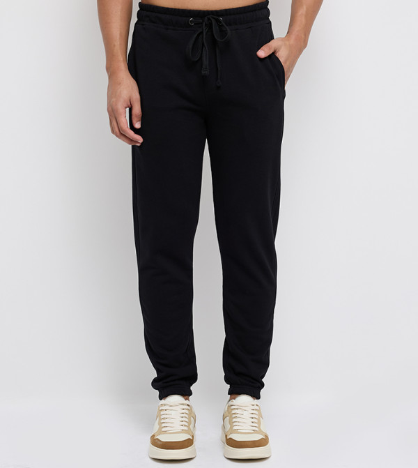 Drawstring Waist Regular Fit Joggers