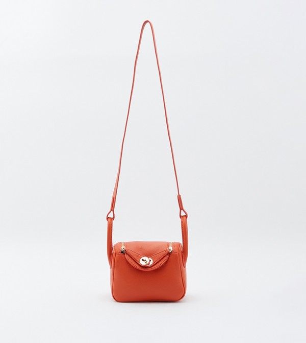 Textured Zippered Crossbody Bag