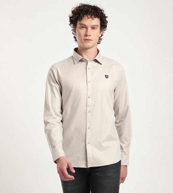 قميص كم طويل