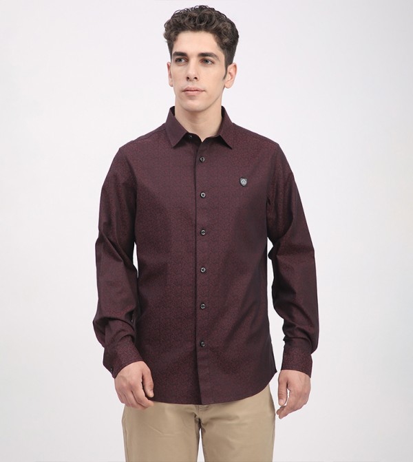 Patterned Long Sleeves Shirt
