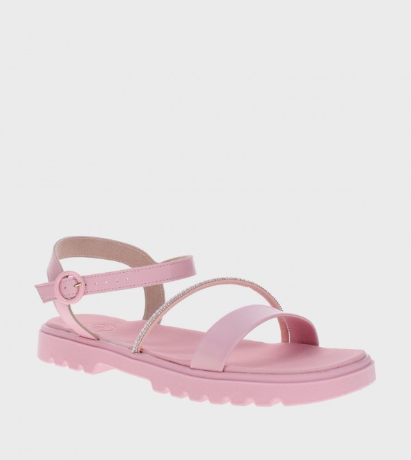 Embellished Slingback Casual Sandals