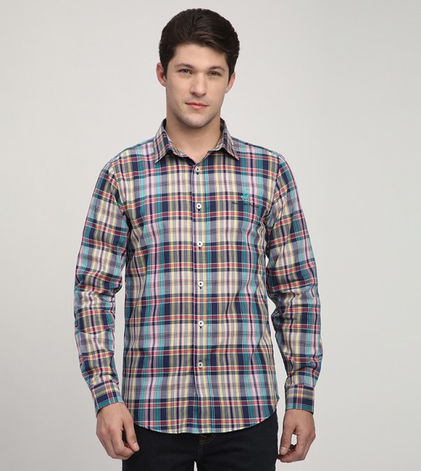 Plaid Long Sleeves Shirt