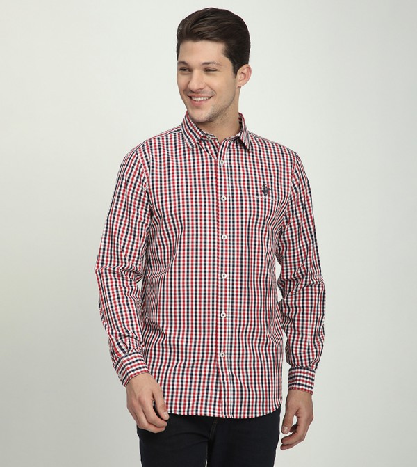 Plaid Long Sleeves Shirt