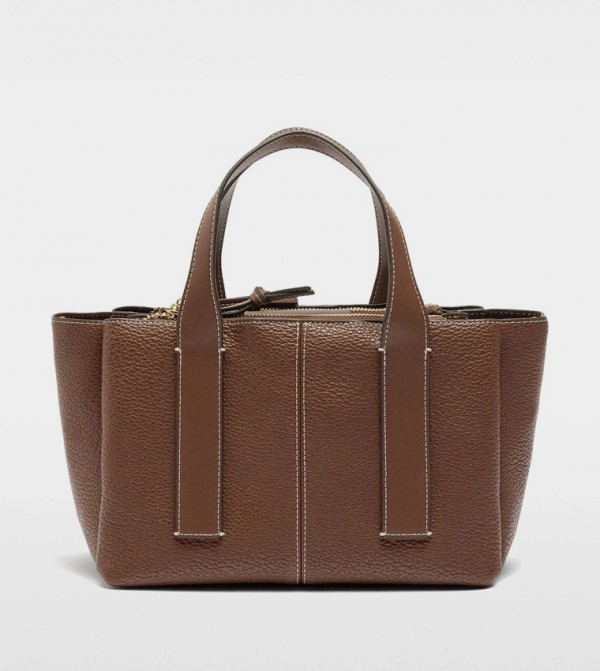 Textured Mini Tote Bag 