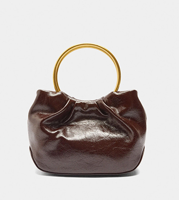 Textured Ring Handheld Bag