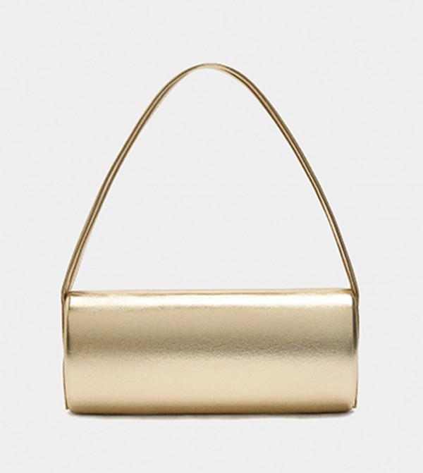 Textured Cylindrical Evening Clutch