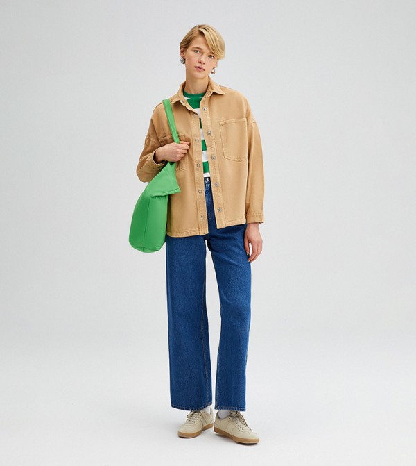 Long arm sale jean jacket