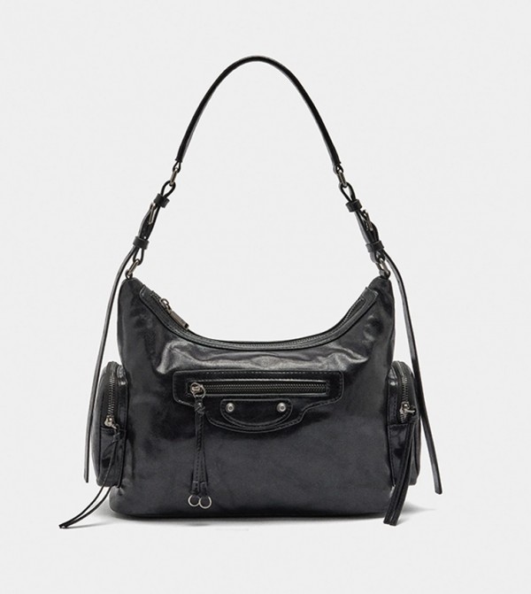 Textured Shoulder Bag