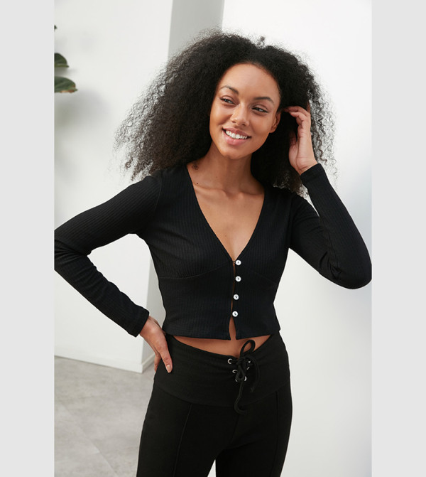 Boléro Femme Chic En Tricot à Manches Longues - Cardigan Court Léger Avec Boutons - Viscose/nylon, Idéal Mariage, Soirée, Plage - Taille S à XL