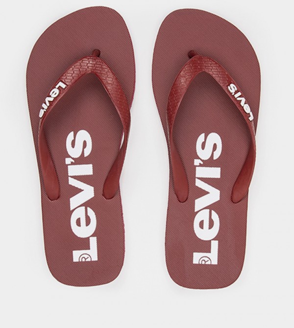 Logo Print Flip-Flops