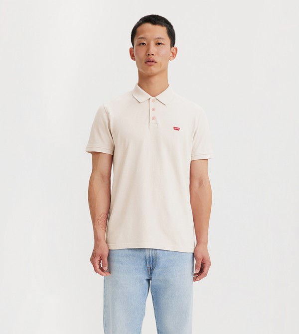 Logo Detail Housemark Polo T-Shirt