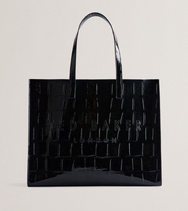 ALLICON Croc Textured Tote Bag