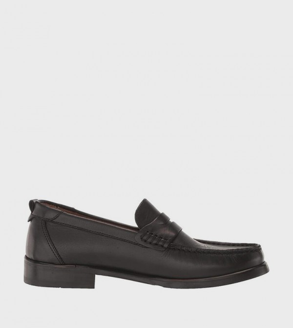 ALFFIE Leather Saddle Loafers