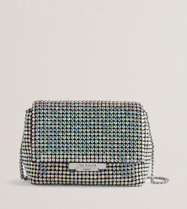 GLITERS Crystal Mini Crossbody Bag
