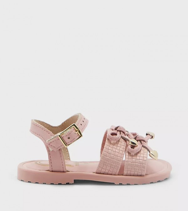 River Bow Detail Flat Sandals