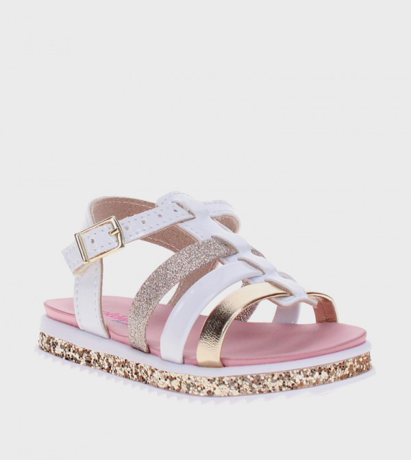 Sequined Slingback Casual Sandals