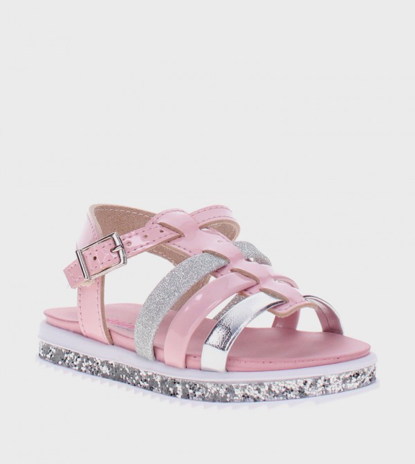 Sequined Slingback Casual Sandals