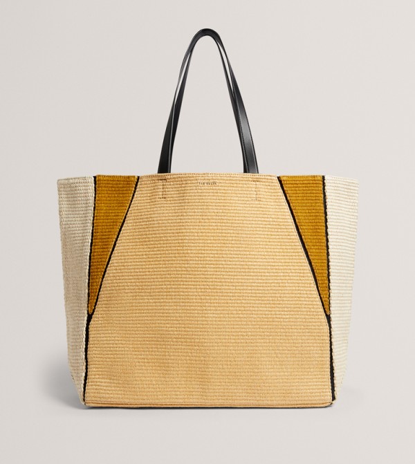 RAFIYA Logo Detail Tote Bag