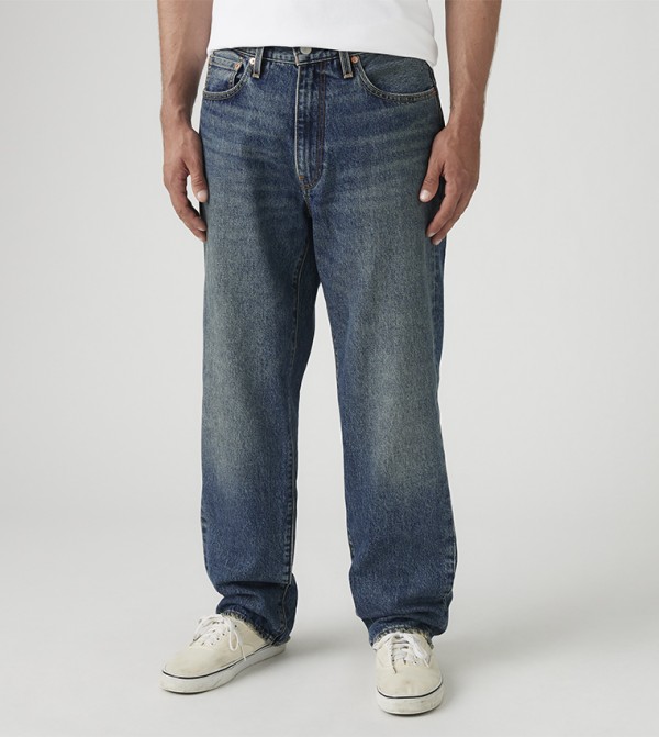 568™ Faded Mid Rise Straight Fit Jeans