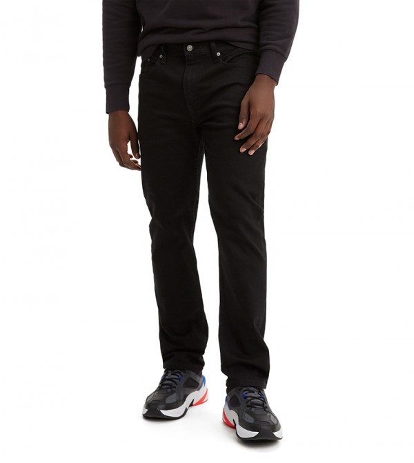 Solid Straight Fit Jeans
