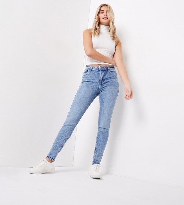 High-Rise Skinny Jeans