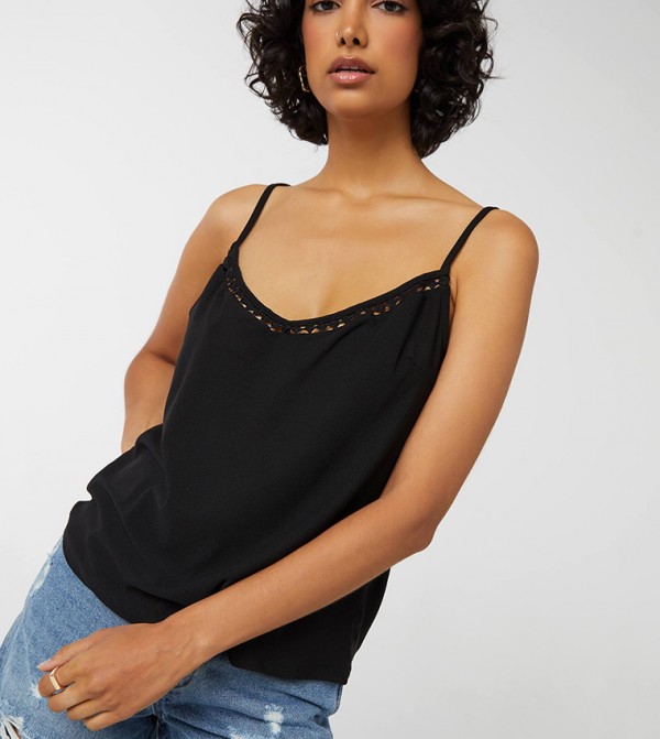 V-Neck Flowy Basic Tank Top
