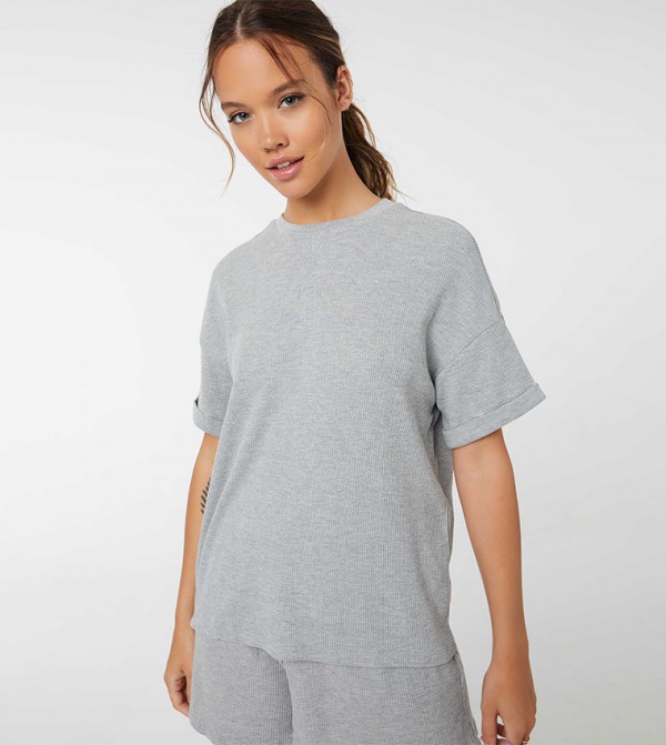 Oversized Waffle T-Shirt
