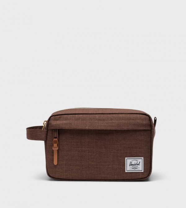 Chapter Logo Badge Zippered Toiletry Bag