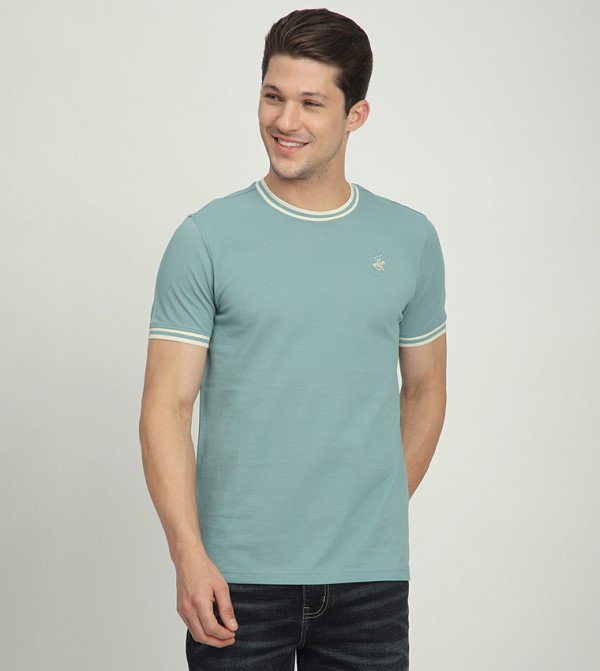 Logo Embroidered Short Sleeves T-Shirt