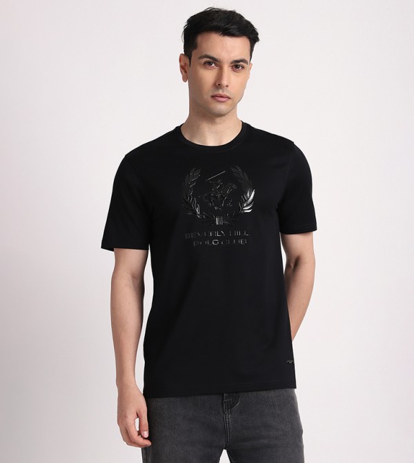 Logo Printed Crew Neck T-Shirt