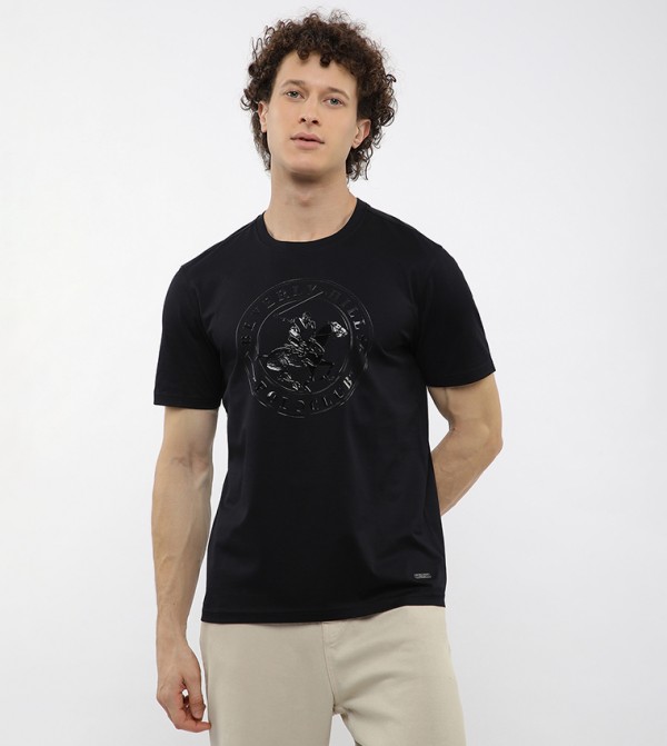 Logo Printed Crew Neck T-Shirt