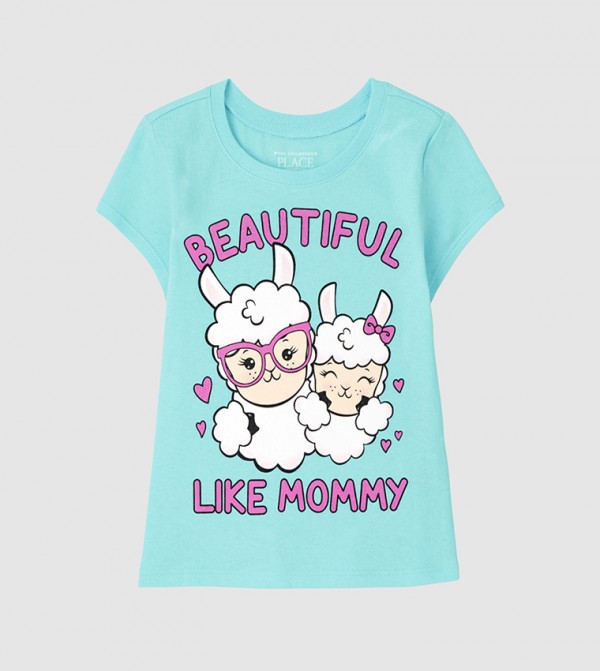 Round Neck Graphic Printed T-Shirt