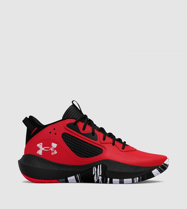 Under armour deals basketball shoes red