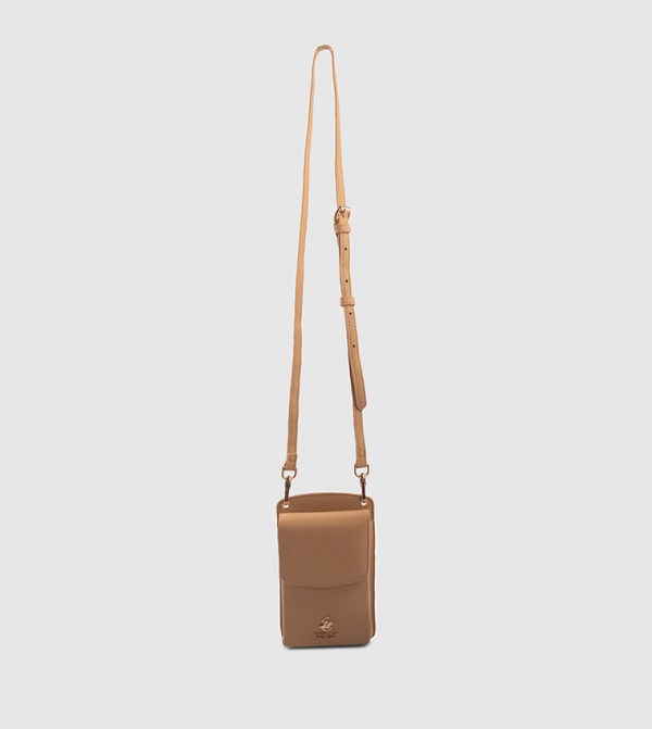 Textured Crossbody Phone Bag