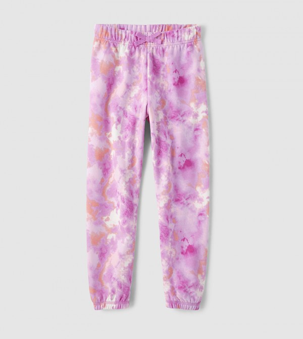 Buy The Children s Place Girl s Tie Dye Printed Knitted Jogger