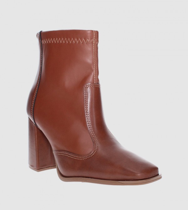 TAYLOR Block Heel Ankle Boots