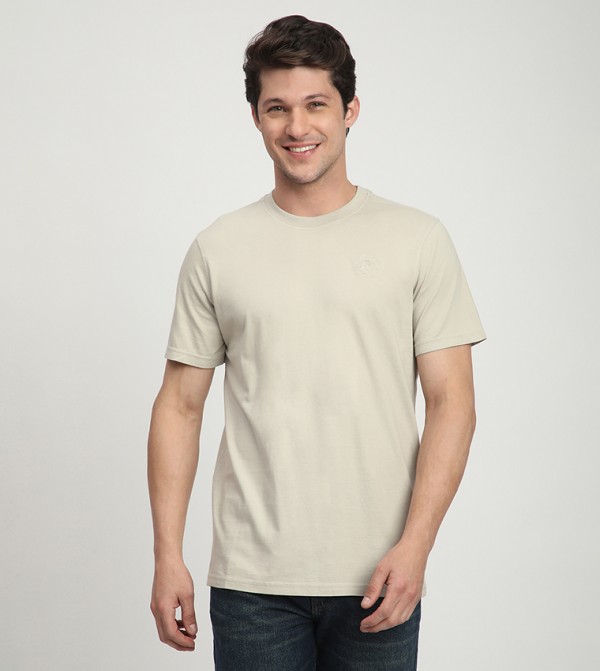 Logo Embroidered Short Sleeves T-Shirt